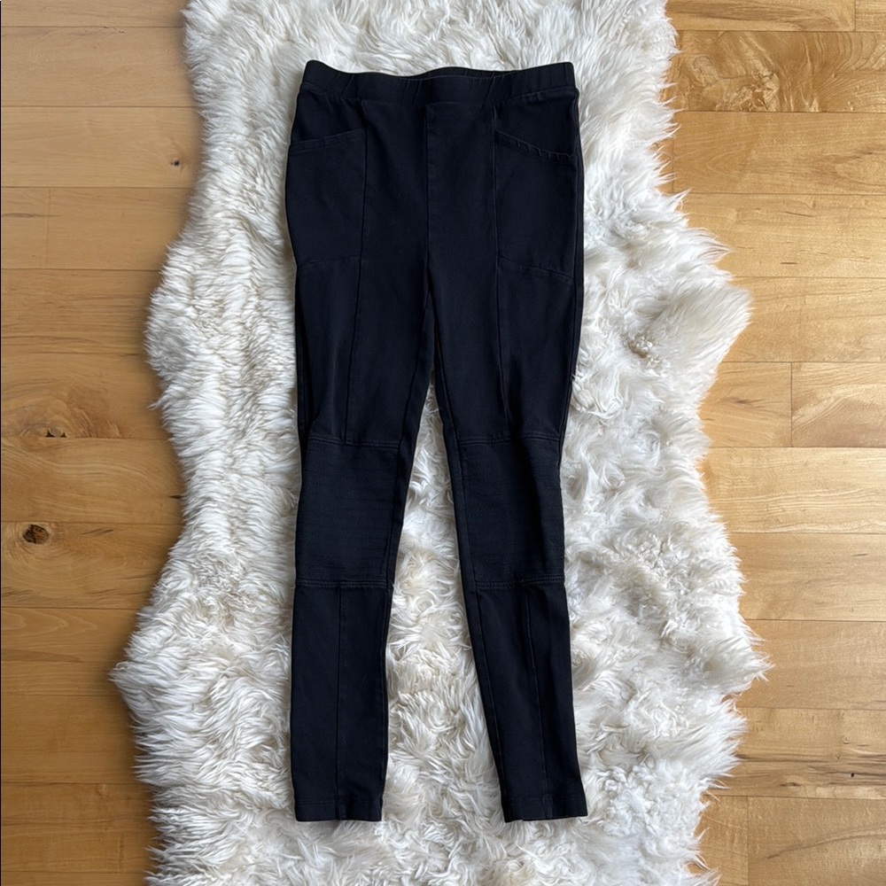 NWOT, Tucker & Tate moto legging, girls size 7. Black.